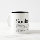 ソウルメパーソナライズされたト定義 ツートーンマグカップ (正面左)
