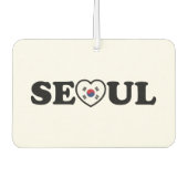 ソウルラブハートテゲウキ国旗 カーエアーフレッシュナー (正面)