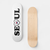 ソウルラブハートテゲウキ国旗 スケートボード (正面)