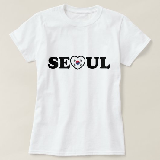 ソウルラブハートテゲウキ国旗 Tシャツ (デザイン正面)
