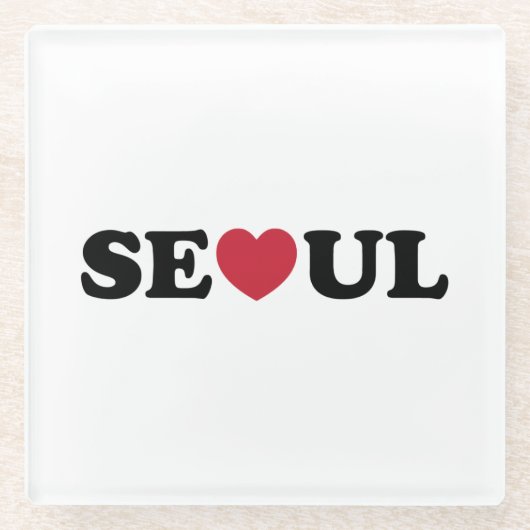 ソウルラブハート ガラスコースター (正面)