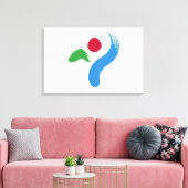 ソウル国旗（韓国） キャンバスプリント (インサイチュ (リビング))