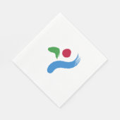 ソウル国旗（韓国） スタンダードランチョンナプキン (角)