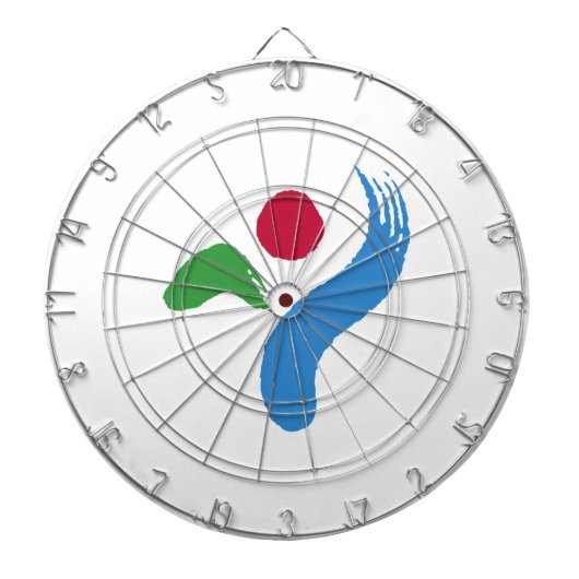 ソウル国旗（韓国） ダーツボード (正面)