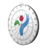 ソウル国旗（韓国） ダーツボード (正面右)