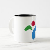 ソウル国旗（韓国） ツートーンマグカップ (正面左)