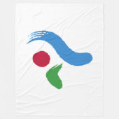 ソウル国旗（韓国） フリースブランケット (正面)