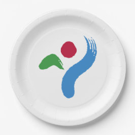 ソウル国旗(韓国) ペーパープレート