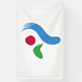 ソウル国旗（韓国） 横断幕 (縦)