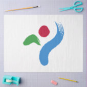 ソウル国旗(韓国) 薄葉紙 (クラフト)