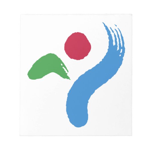 ソウル大韓民国旗のノートパッド ノートパッド (正面)