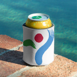 ソウル大韓民国旗付き缶クーラー 缶クーラー