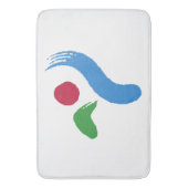 ソウル大韓民国旗大型バスマット バスマット (正面縦)