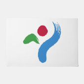 ソウル大韓民国旗玄関マット ドアマット (正面)