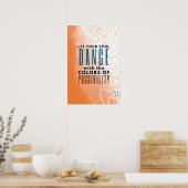 ソウル引用文感動的とやる気を起こさせる引用文 ポスター (キッチン)