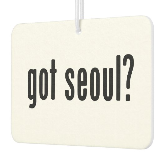 ソウル得? カーエアーフレッシュナー (左)