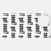 ソウル得? Case-Mate iPhoneケース (裏面 (横))