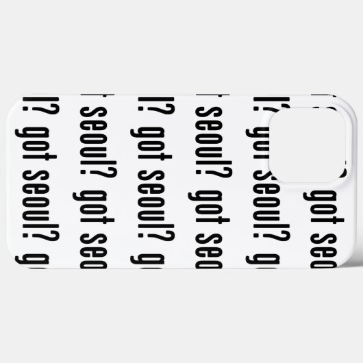 ソウル得? Case-Mate iPhoneケース (裏面 (横))