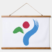 ソウル旗のウォールタペストリー 吊り下げ型タペストリー (正面)