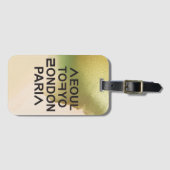 ソウル東京ロンドンパリ ラゲッジタグ (正面横)