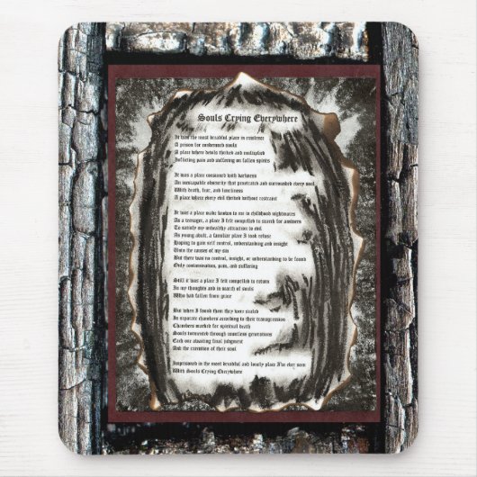 ソウル泣き叫びどこでも マウスパッド (正面)