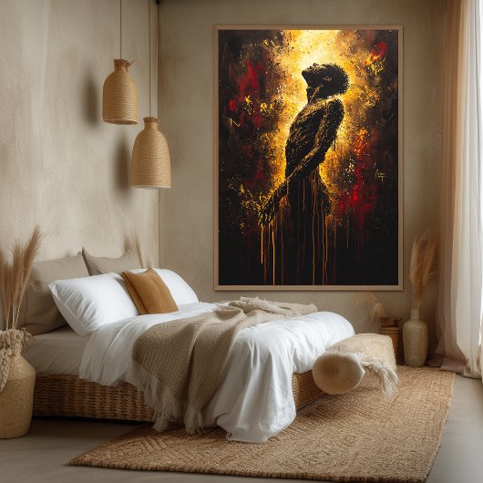 ソウル表現者コンテンポラリーAの昇天 キャンバスプリント