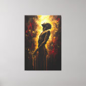 ソウル表現者コンテンポラリーAの昇天 キャンバスプリント (正面)