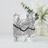 ソウル韓国の地図 ポストカード (スタンド正面)