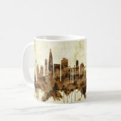 ソウル韓国の街並 コーヒーマグカップ (正面左)