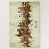 ソウル韓国の街並 ジグソーパズル (縦)