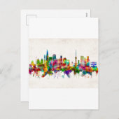 ソウル韓国スカイライン シーズンポストカード (正面/裏面)