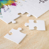 ソウル韓国スカイライン ジグソーパズル (側面)