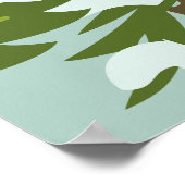 ソウル韓国スキー旅行ポスター ポスター (角)