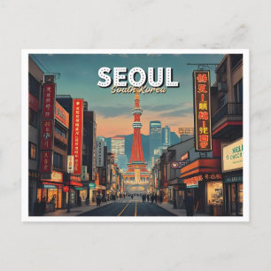 ソウル韓国ヴィンテージ ポストカード