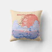 ソウル韓国旅行アートパステル クッション (裏面)