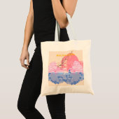 ソウル韓国旅行アートパステル トートバッグ (正面(商品))