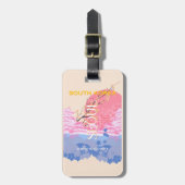 ソウル韓国旅行アートパステル ラゲッジタグ (正面縦)