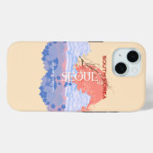 ソウル韓国旅行アートパステル Case-Mate iPhoneケース (裏面 (横))