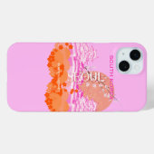 ソウル韓国旅行アートピンク Case-Mate iPhoneケース (裏面 (横))