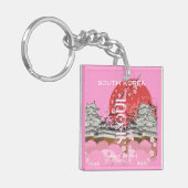 ソウル韓国旅行アート キーホルダー (正面左)