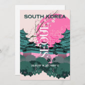 ソウル韓国旅行アート シーズンカード (正面/裏面)