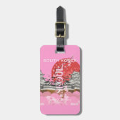 ソウル韓国旅行アート ラゲッジタグ (正面縦)