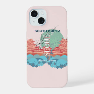 ソウル韓国旅行アート iPhone 15ケース