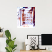 ソウル韓国旅行ポスターアートショップブ絵を描ラシブラシ ポスター (ホームオフィス)