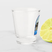 ソウル韓国旅行芸術ヴィンテージ ショットグラス (左)