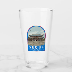 ソウル韓国旅行芸術ヴィンテージ タンブラーグラス