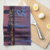 ソウル首都スカイライン キッチンタオル (四つ折り)