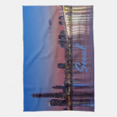 ソウル首都スカイライン キッチンタオル (縦)