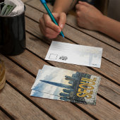 ソウル・コリア水彩絵葉書 招待状