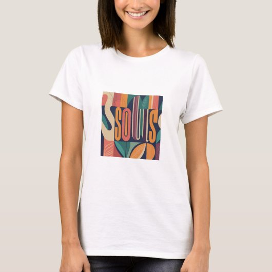 ソウル・シスターズとしてデザインされたTシャツ。 Tシャツ (正面)